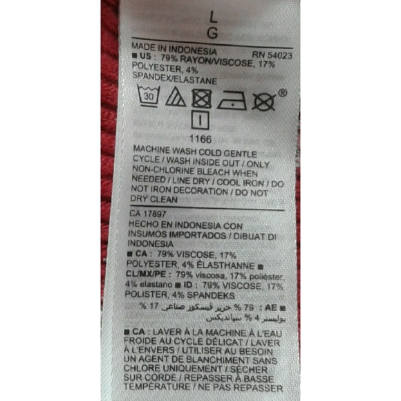 Old Navy plus ribbed long sleeve blouse size L - Picture 8 of 9